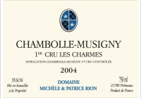Domaine Michèle et Patrice Rion - 1er cru Les Charmes