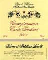 Pierre et Fredéric Becht - Cuvée Barbara