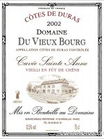 Domaine du Vieux Bourg - Cuvée Sainte Anne