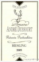 Domaine André Dussourt - Réserve Particulière