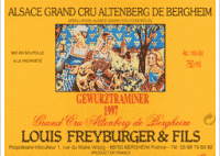 Louis Freyburger - Grand Cru Altenberg de Bergheim