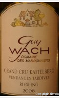 Domaine des Marronniers - Grand Cru Kastelberg Vendanges Tardives