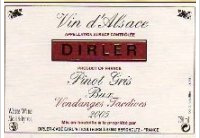 Dirler - Bux -  Vendanges Tardives