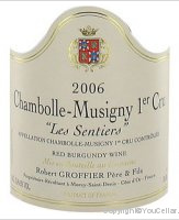 Domaine Groffier - 1er Cru  Les Sentiers