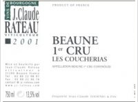 Jean-Claude Rateau - 1er Cru - Les Coucherias