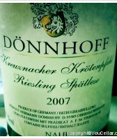Dönnhoff Kreuznacher Krötenpfuhl Riesling Spätlese