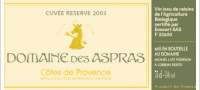 Domaine des Aspras - Cuvée Réserve