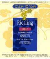 Domaine Cep d'Or - Wormeldange Elterberg