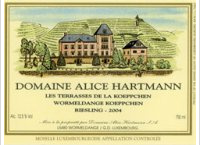 Domaine Alice Hartmann - Wormeldange Koeppchen - Les Terrasses