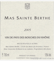 Mas Sainte Berthe