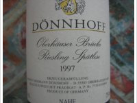 Dönnhoff Oberhäuser Brücke Riesling Spätlese