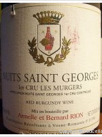 Armelle et Bernard Rion - 1er Cru - Les Murgers