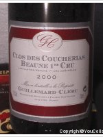 Domaine Guillemard-Clerc - 1er Cru Clos des Coucherias