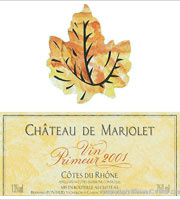 Château de Marjolet - Primeur