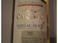 Domaine Carcenac - Frisson d'Automne