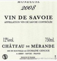 Château de Mérande - Mondeuse cuvée Antoine