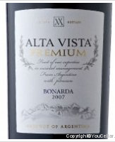 Alta Vista, Premium Bonarda