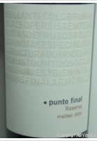 Punto Final reserva