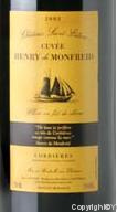 Château Saint Estève - Cuvée Henry de Montfreid