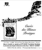 Rémy Rasse - Cuvée des Blancs - Prestige