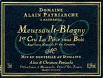 Domaine Alain Patriarche - 1er Cru - La Pièce sous Bois