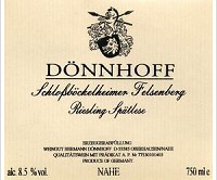 Dönnhoff Schlossböckelheimer Felsenberg Riesling Spätlese