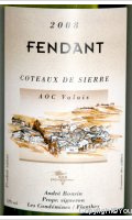 André Bonvin - Fendant Coteaux de Sierre