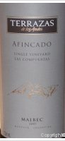 Terrazas de los Andes, Afincado Malbec Las Compuertas