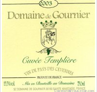 Domaine de Gournier Cuvée Templière
