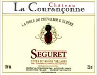 Château La Courançonne, La Fiole du Chevalier d'Elbène