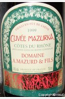 Domaine Mazurd - Cuvée Mazurka