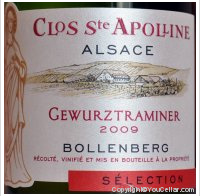 Bollenberg Clos Ste Apolline - Sélection