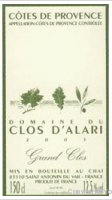 Domaine du Clos d'Alari Cuvée Grand Clos