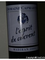 Domaine Capmartin- L'Esprit du Couvent
