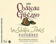 Château de Grézan - Les schistes dorés