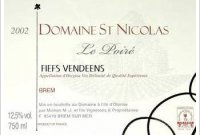 Domaine St Nicolas Cuvée Le Poiré