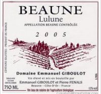 Domaine Emmanuel Giboulot - Lulune