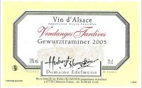 Domaine Edelweis - Vendanges Tardives
