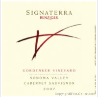 Benziger, Signaterra Gordenker Cabernet Sauvignon