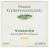 Domaine Gerovassiliou Viognier (Regional Wine of Epanomi)