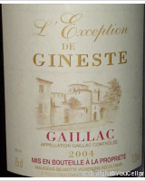 L'exception de Gineste
