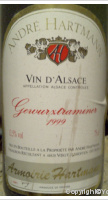 André Hartmann Gewurztraminer Armoirie Hartmann