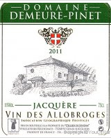 Domaine Demeure-Pinet, Jacquère