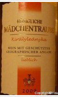 Königliche Mädchentraube - Királyleányka Lieblich