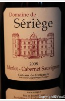 Domaine de Sériège Merlot Cabernet Sauvignon