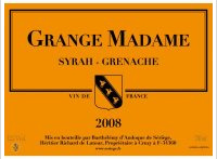 Grange Madame Syrah Grenache