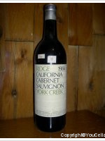 Ridge, Cabernet Sauvignon York Creek 