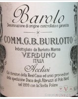 Comm.G.B.Burlotto - Acclivi