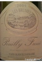 Caves de Pouilly sur Loire, Les Brumes