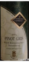 Vinsmoselle - Pinot Gris Grand premier Cru Bech-Kleinmacher Naumberg